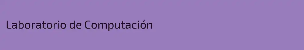 Laboratorio de Computación